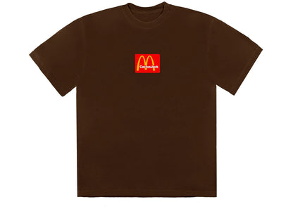 travis scott x mcdonald's sesame iii t-shirt brown