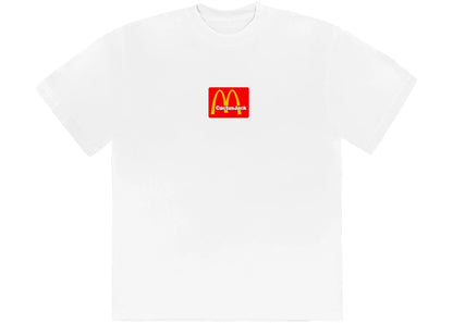travis scott x mcdonald's sesame t-shirt white