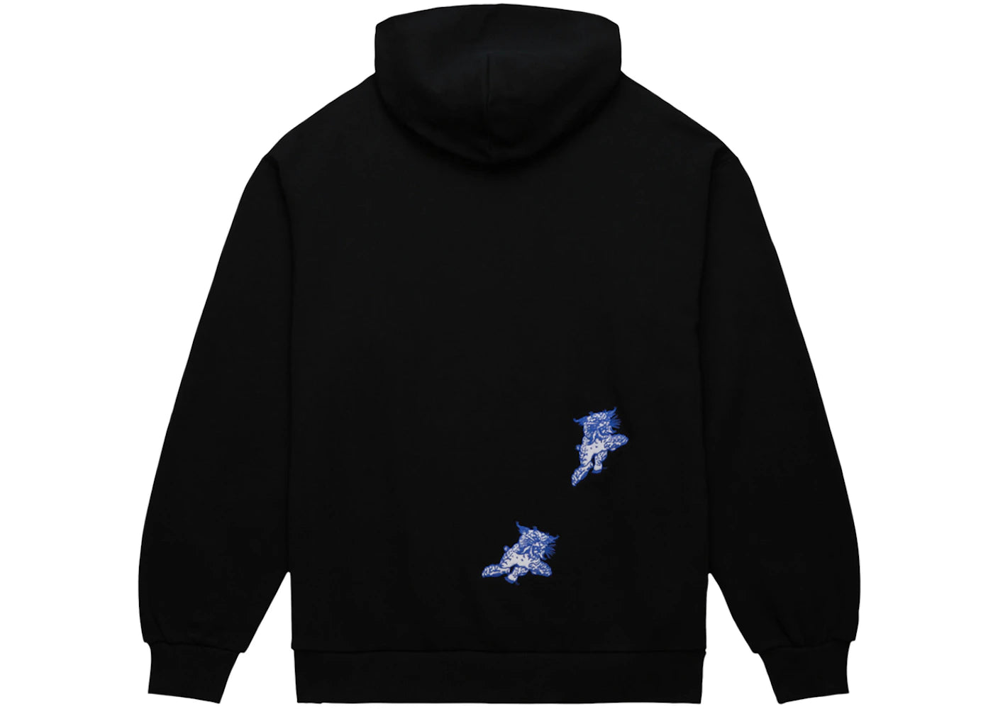 travis scott x mitchell & ness kentucky wildcats overlap pullover hoodie black