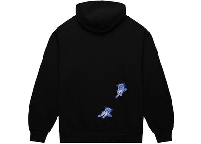 travis scott x mitchell & ness kentucky wildcats overlap pullover hoodie black