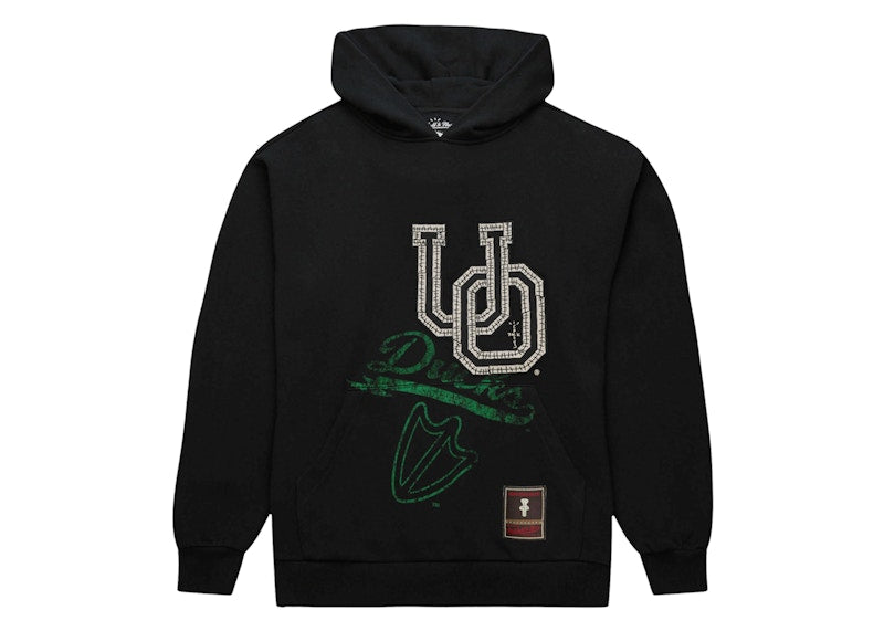 Travis Scott X Mitchell & Ness Oregon Ducks Overlap Pullover Hoodie Black