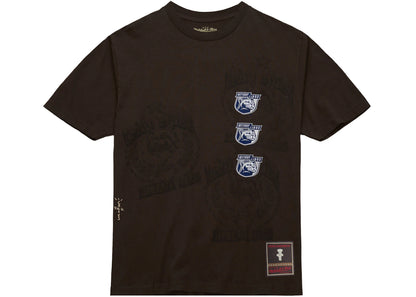 travis scott x mitchell & ness penn state nittany lions seal t-shirt brown
