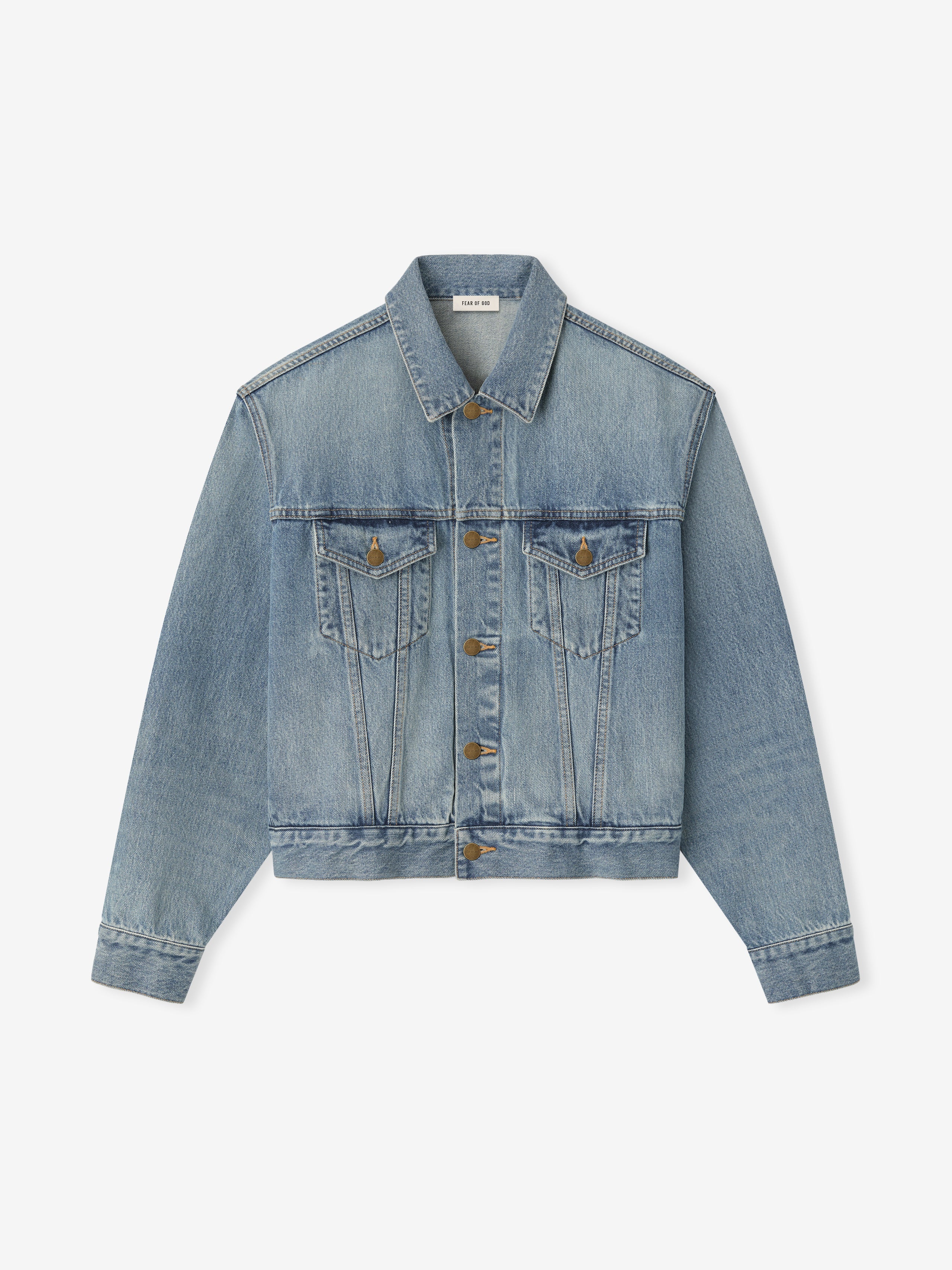 Essentials Denim Trucker Jacket Light Indigo