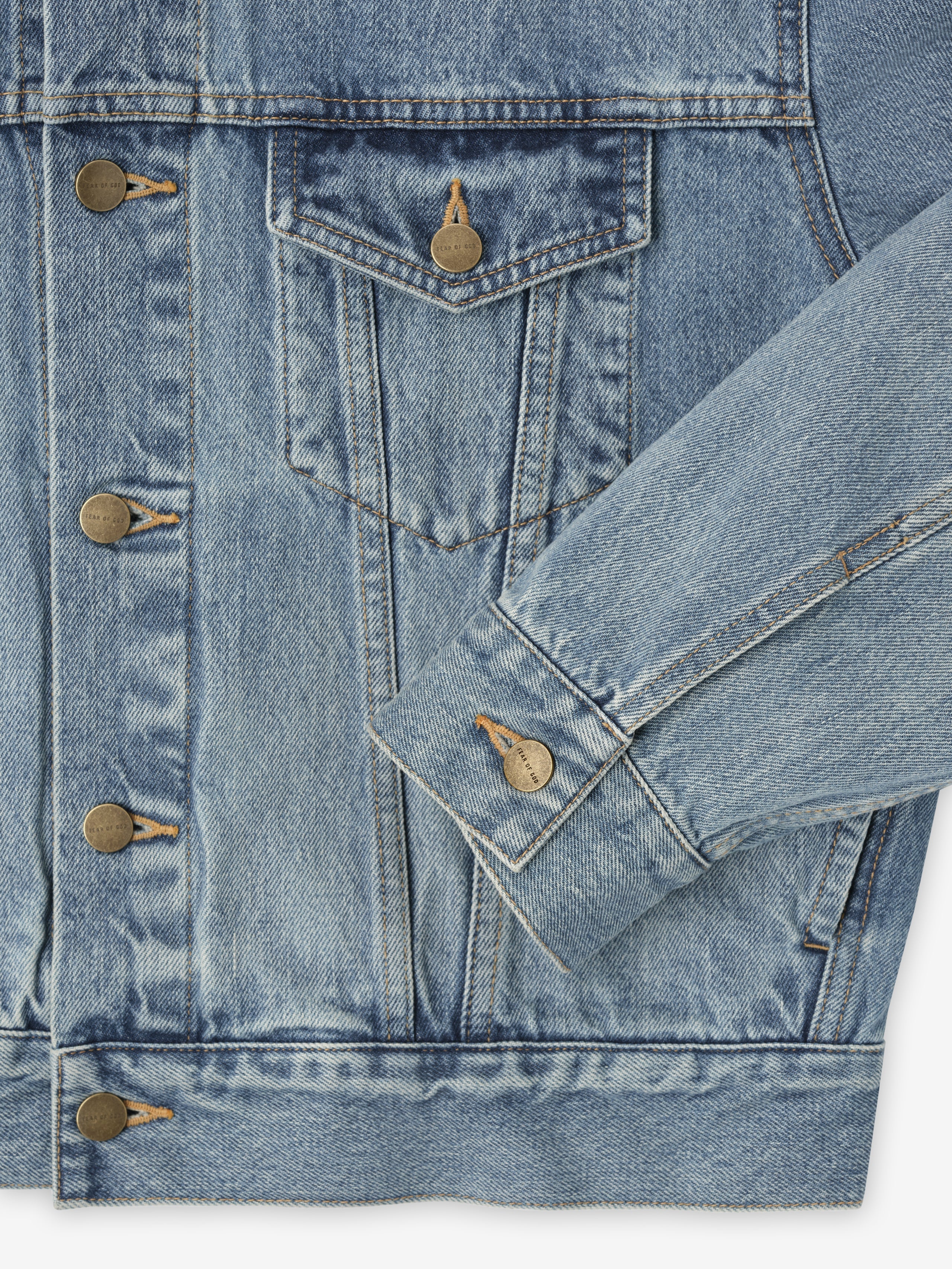 Essentials Denim Trucker Jacket Light Indigo