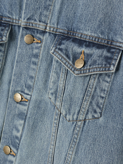 Essentials Denim Trucker Jacket Light Indigo