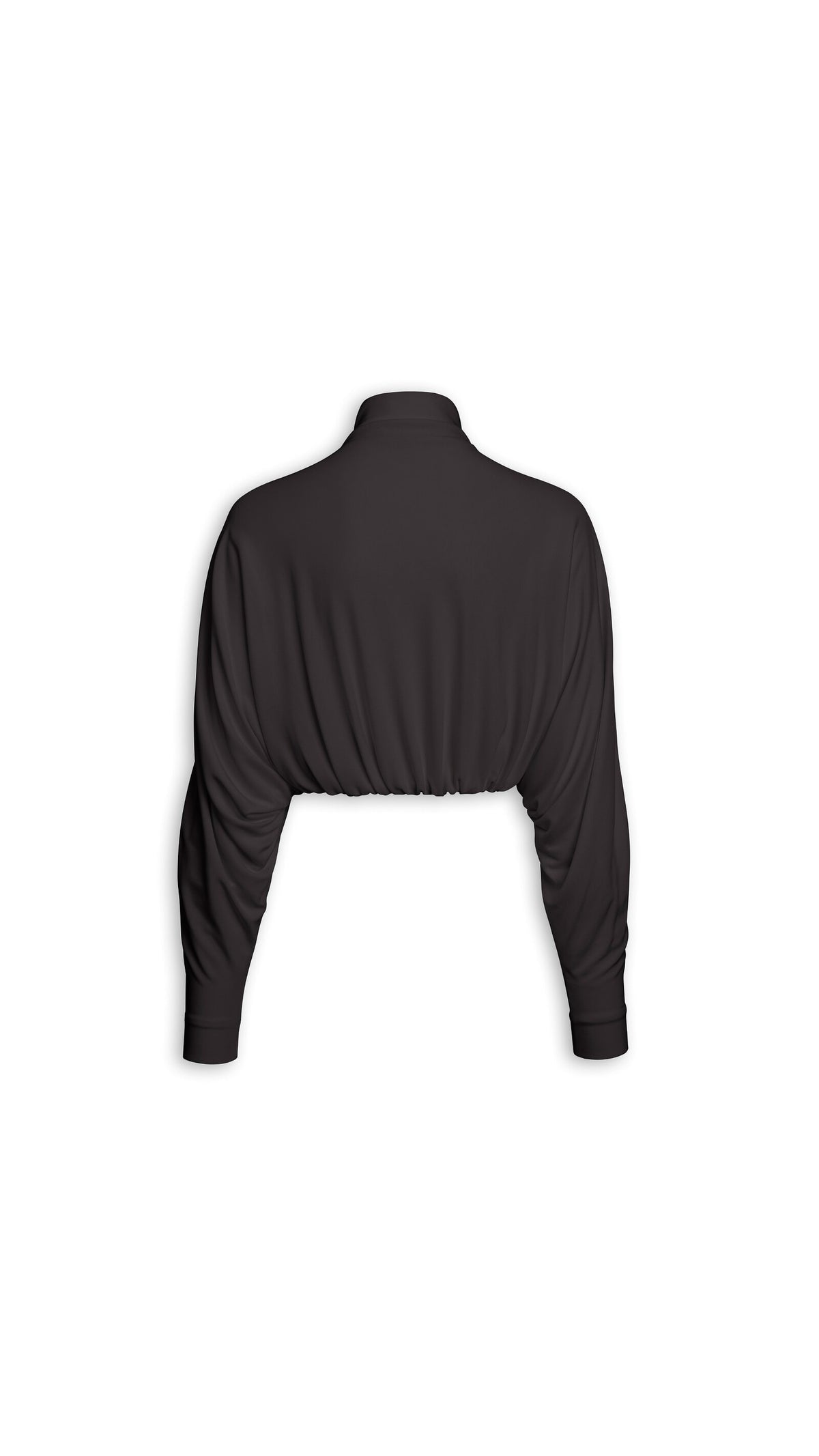 Alaïa Draped Matte Jersey Jacket