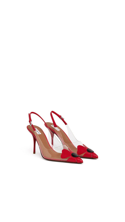 Alaïa Bloom Slingbacks In Nappa