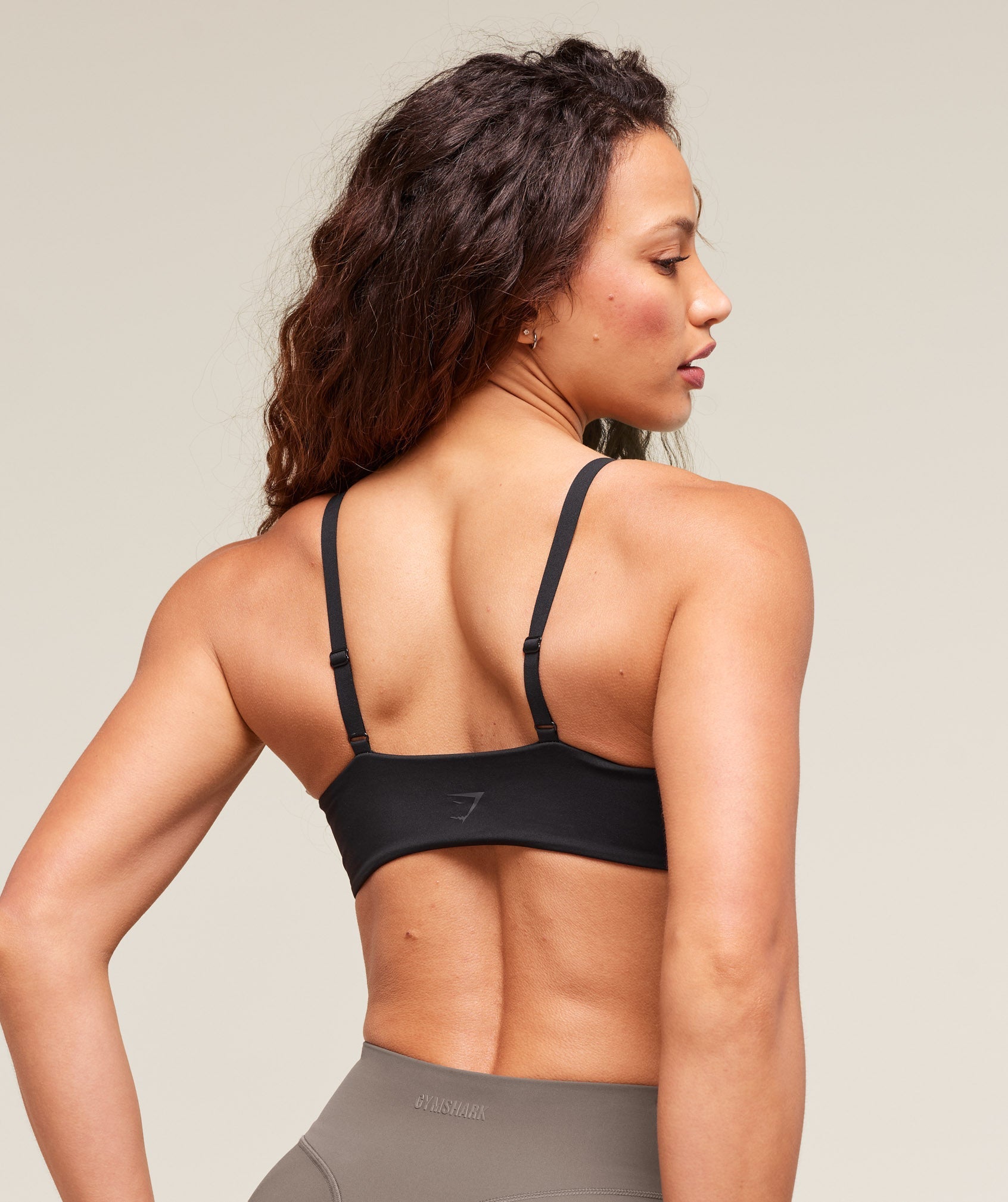 Women's Gymshark Twist Front Bralette Black