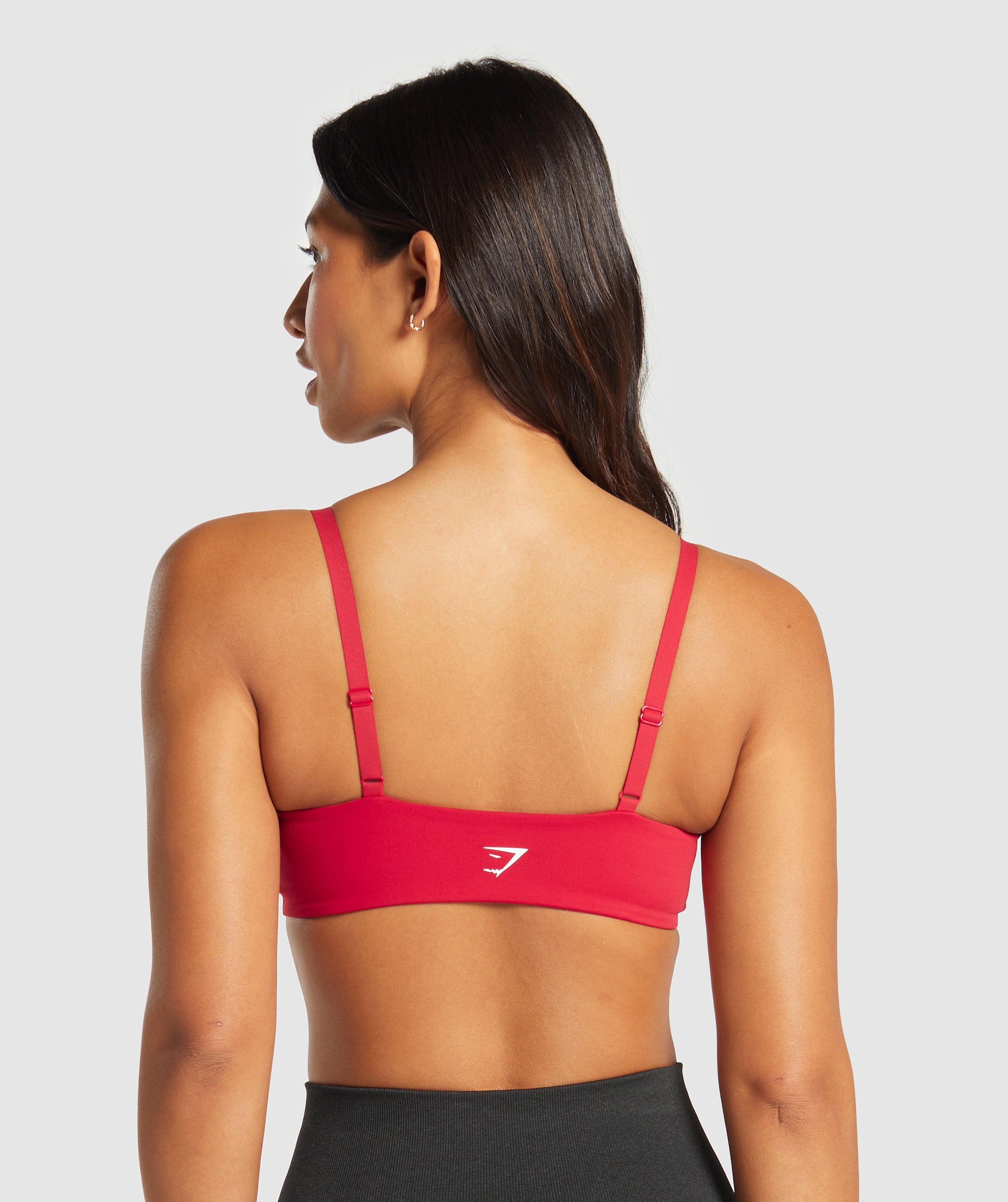 Women's Gymshark Twist Front Bralette Carmine Red