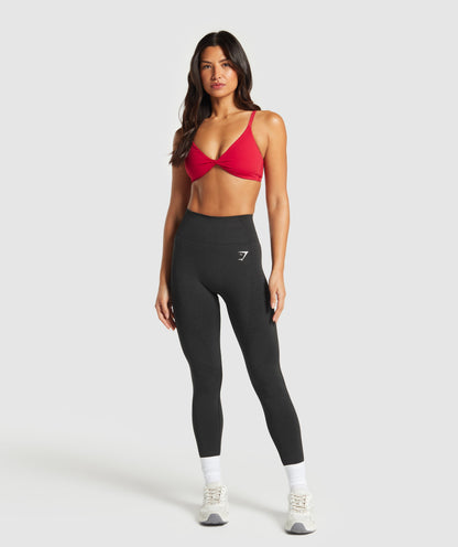 Women's Gymshark Twist Front Bralette Carmine Red