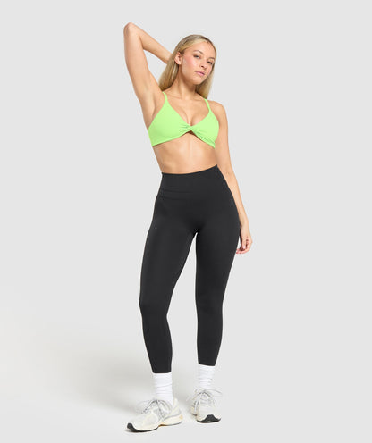 Women's Gymshark Twist Front Bralette Energy Gelato Green