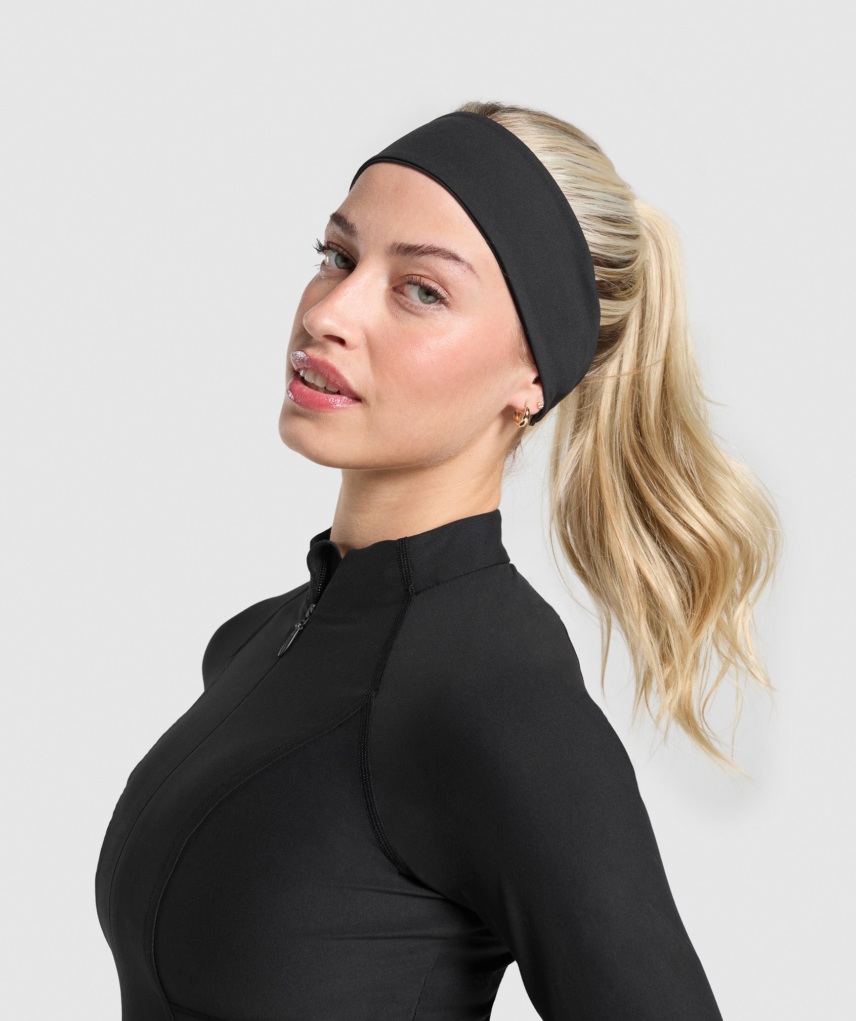 Women's Gymshark Twist Headband Black
