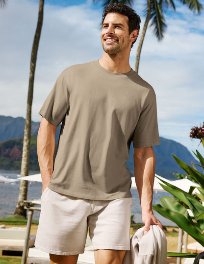 Beyond Yoga SoftKnit Mens Cotton Tee