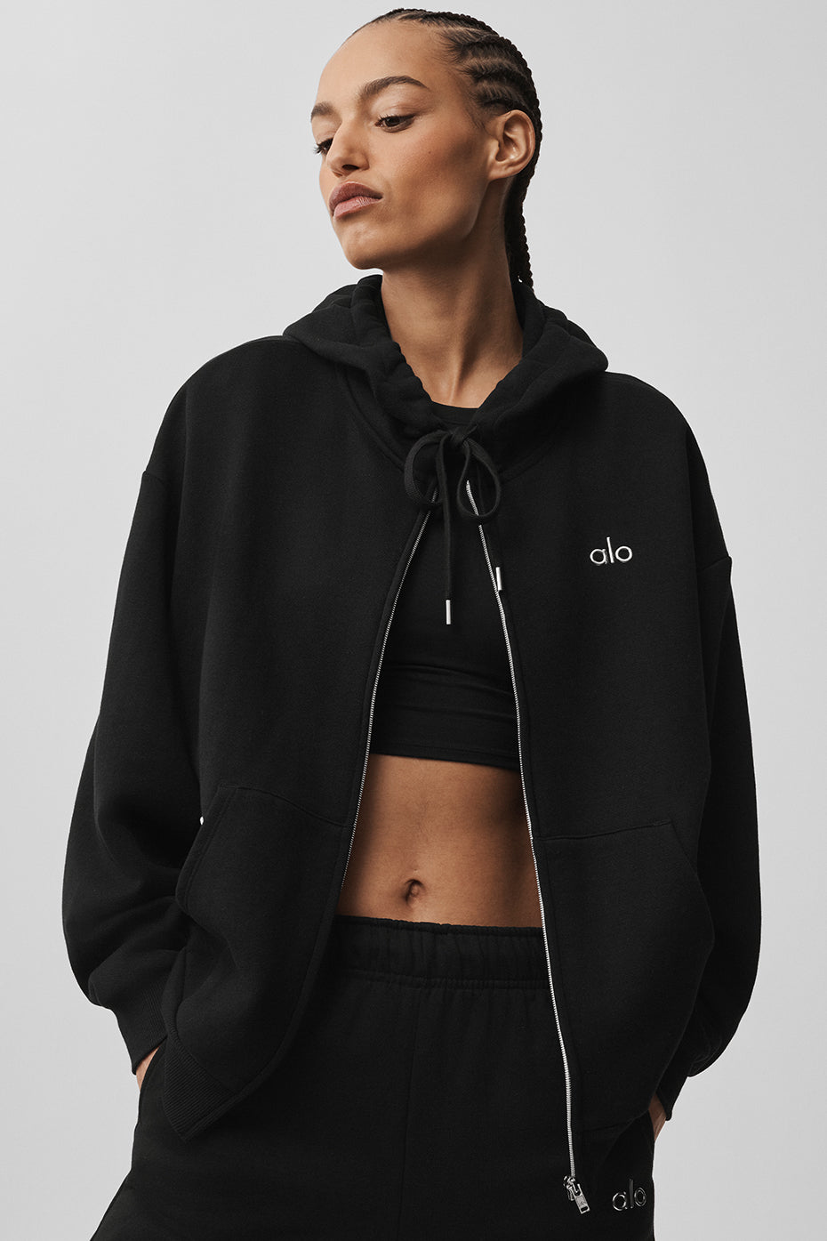 Alo Yoga Women'S Accolade Full Zip Hoodie – Kicks Machine