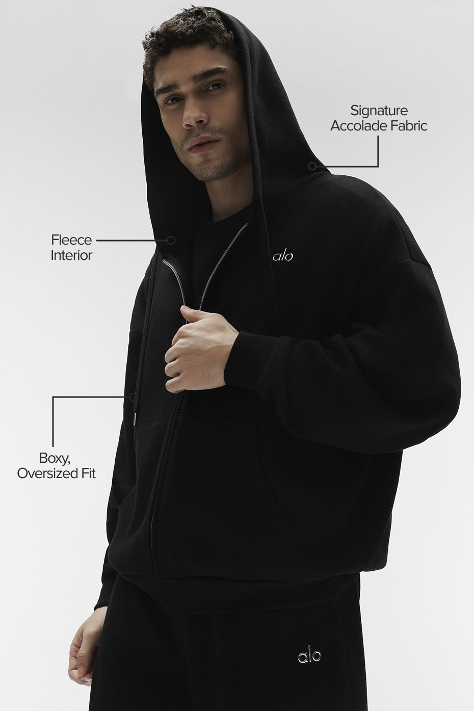 Alo Yoga Accolade Full Zip Hoodie