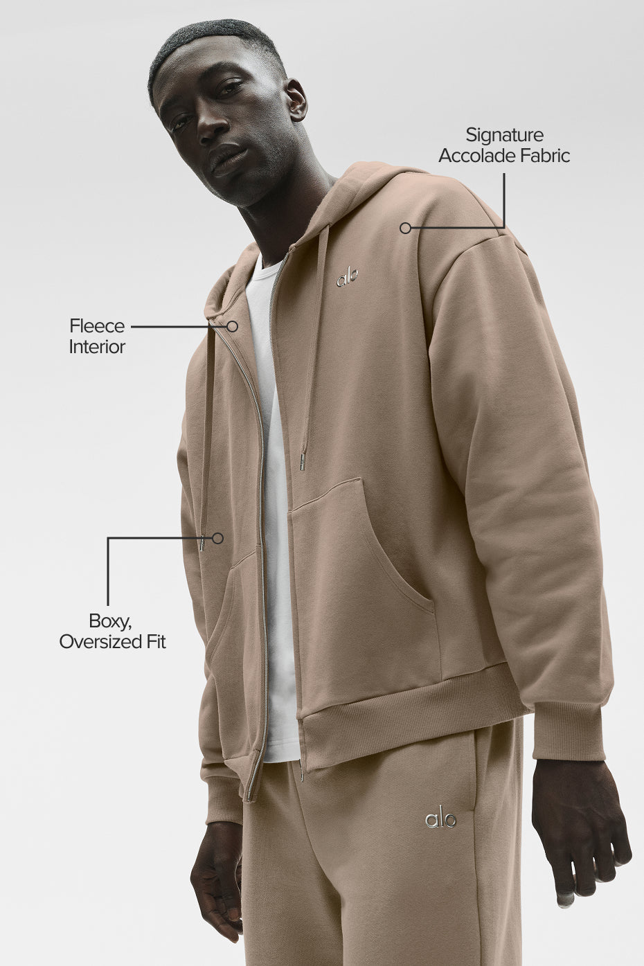 Alo Yoga Accolade Full Zip Hoodie – Kicks Machine