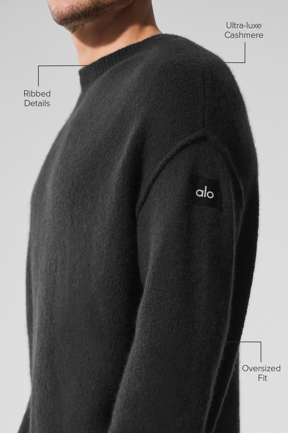Alo Yoga Wool Cashmere New Class Crewneck Sweater