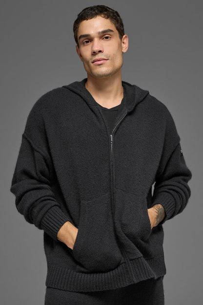 Alo Yoga Wool Cashmere New Class Full Zip Hoodie