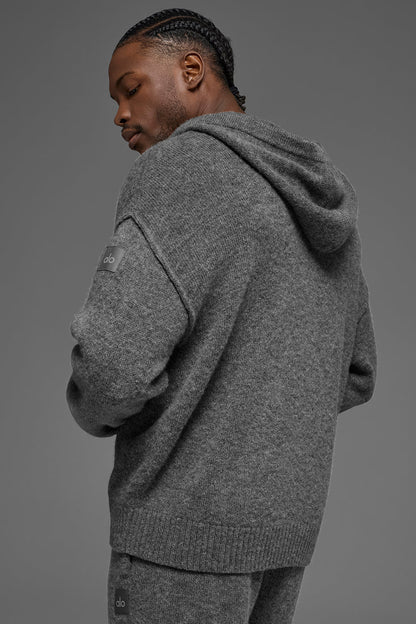 Alo Yoga Wool Cashmere New Class Full Zip Hoodie