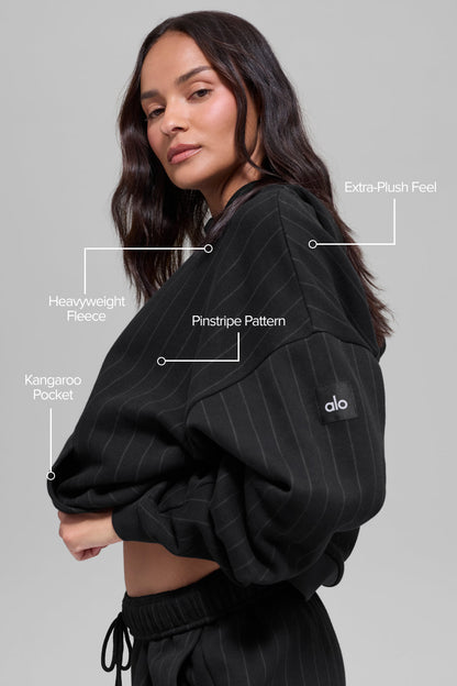 Alo Yoga Women'S Pinstripe Hoodie