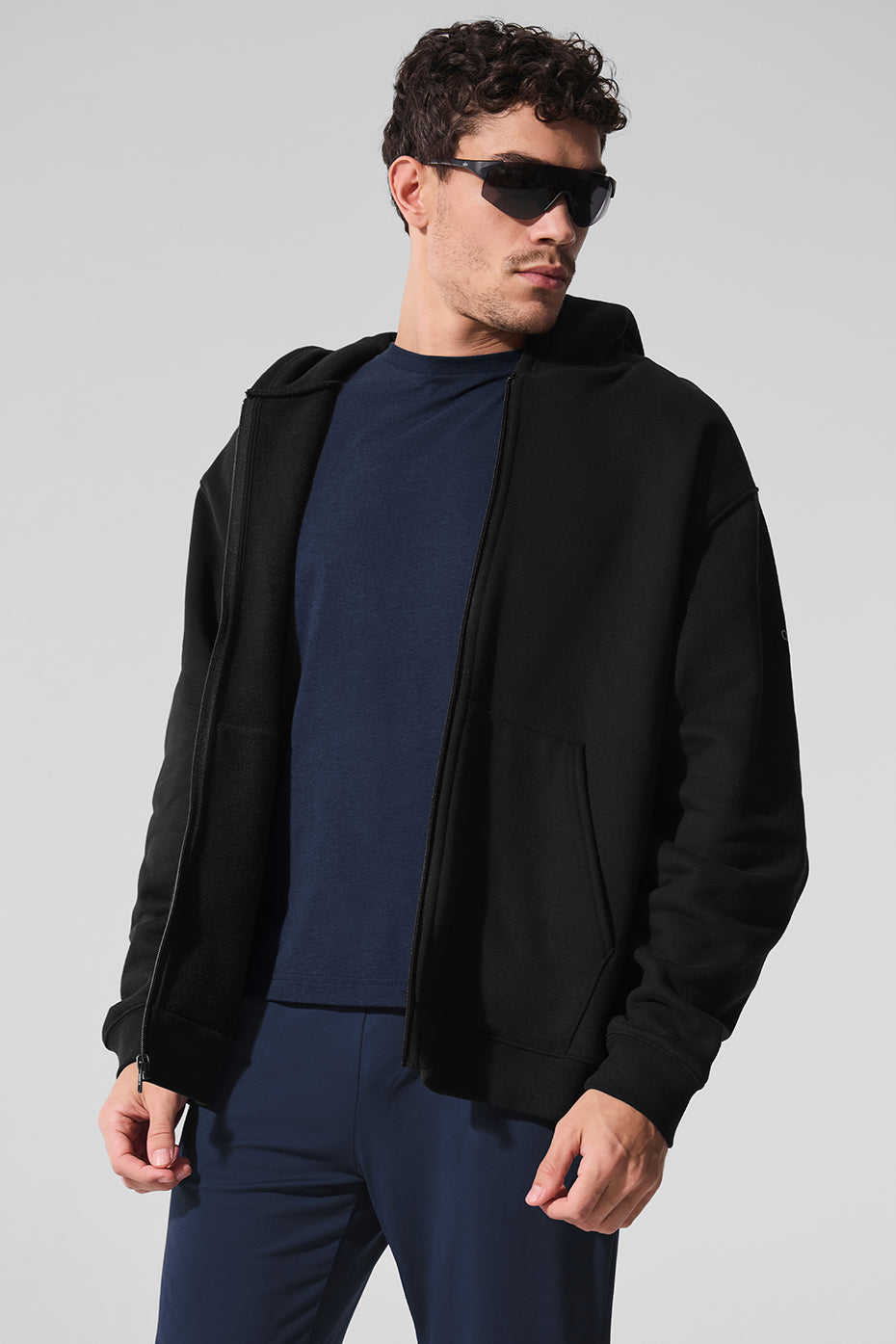 Alo Yoga Renown Heavy Weight Full Zip Hoodie