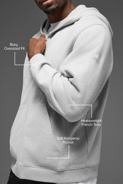 Alo Yoga Renown Heavy Weight Full Zip Hoodie