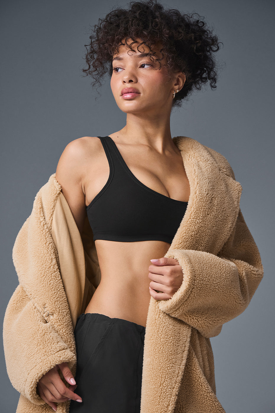 Alo Yoga Women'S Oversized Sherpa Trench