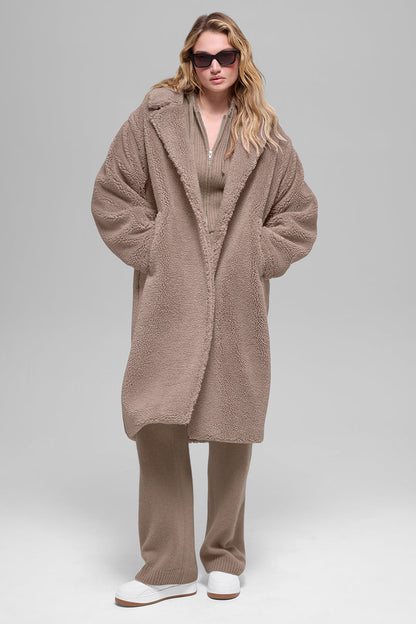 Alo Yoga Women'S Oversized Sherpa Trench
