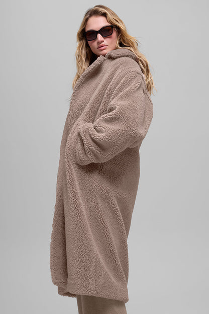 Alo Yoga Women'S Oversized Sherpa Trench