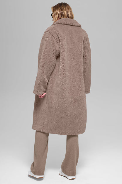 Alo Yoga Women'S Oversized Sherpa Trench