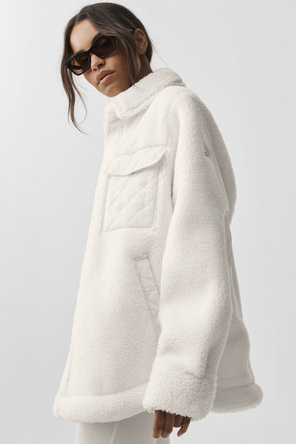 Alo Yoga Women'S Sherpa Edge Shacket