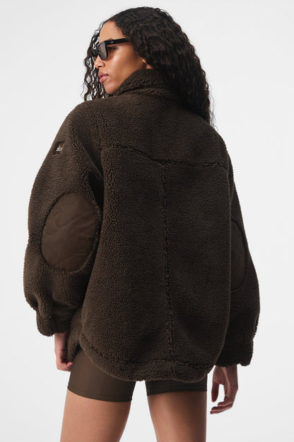Alo Yoga Women'S Sherpa Edge Shacket