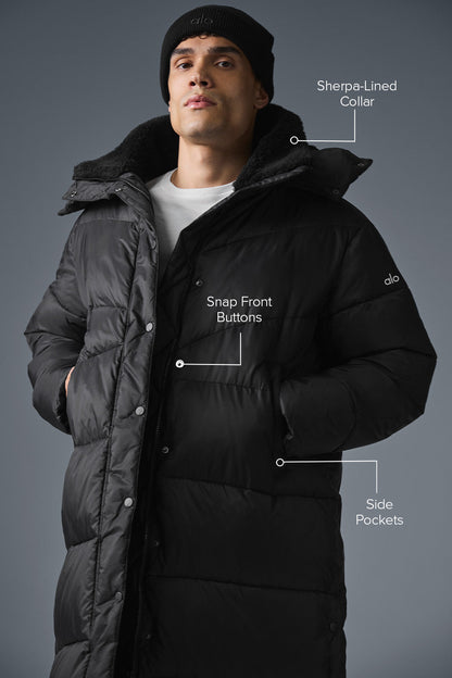 Alo Yoga Gold Rush Puffer Trench
