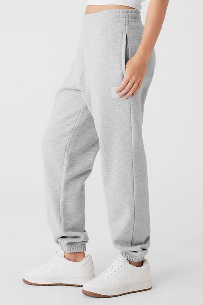 Alo Yoga Women'S Cuffed Renown Heavy Weight Sweatpant