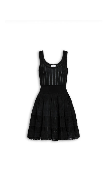 Alaïa Shiny Crinoline Dress