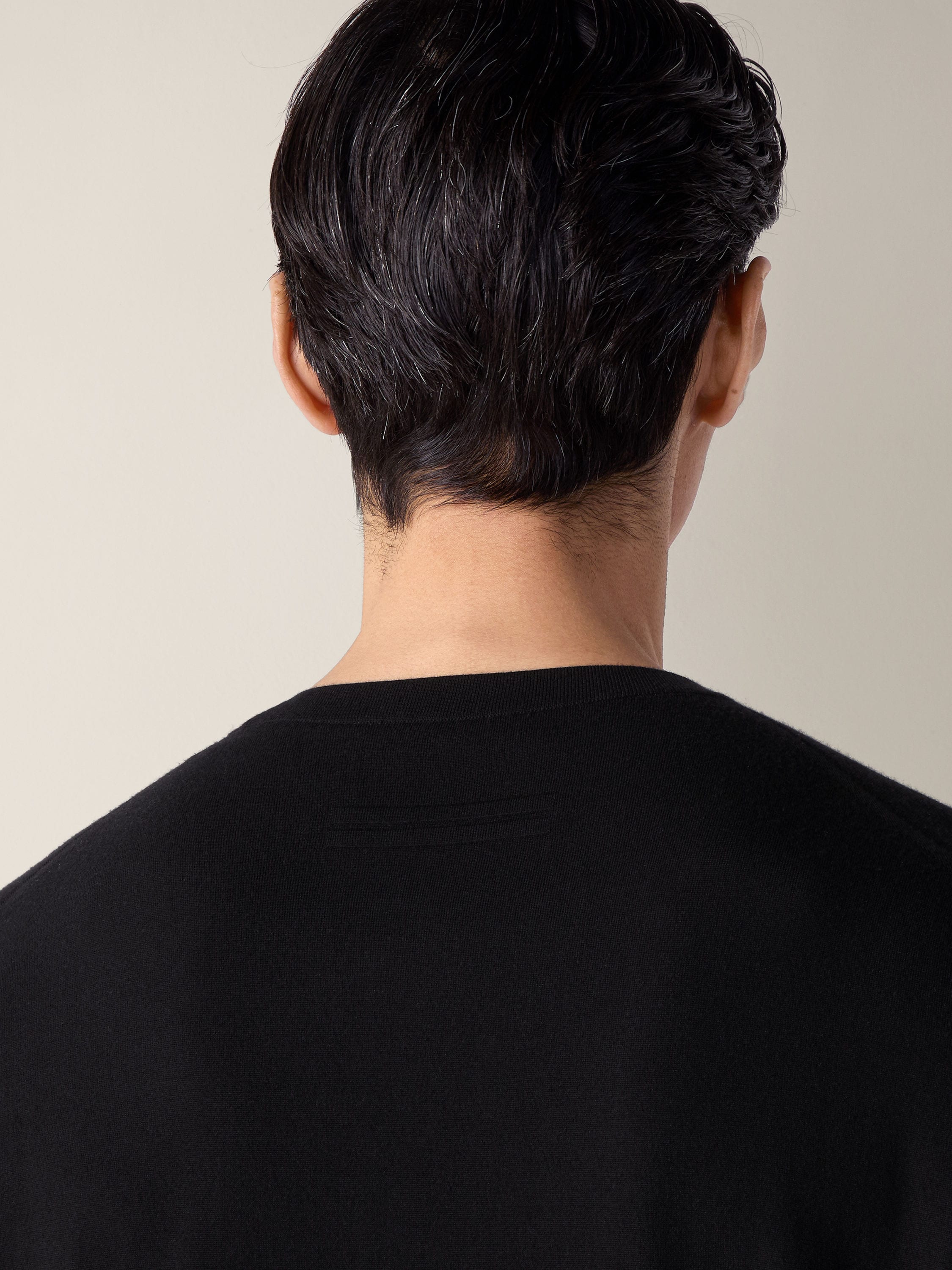 Zegna Black Vellus Aureum Crewneck