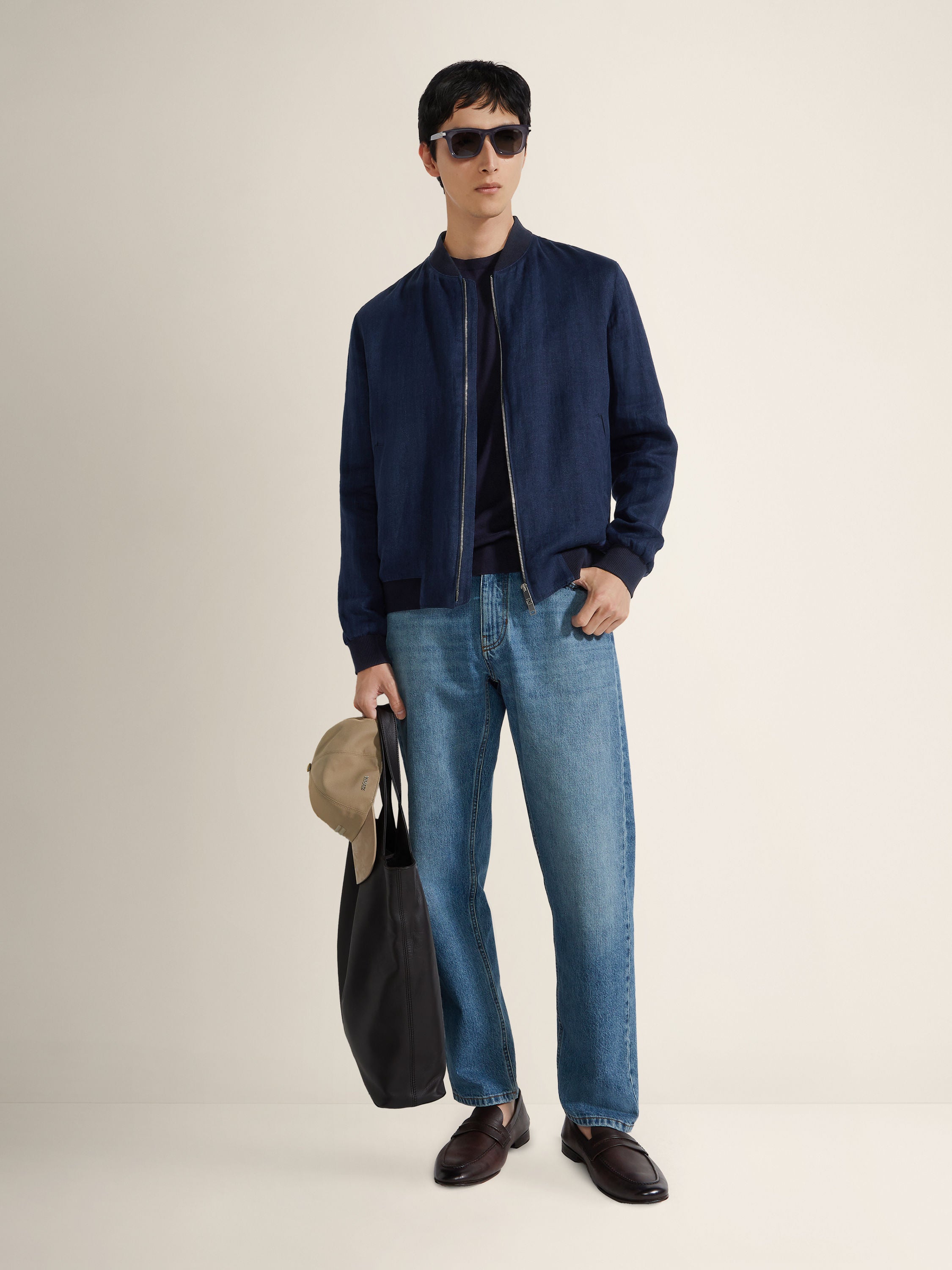Zegna Oasi Lino Bomber