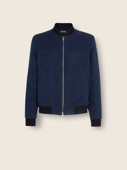Zegna Oasi Lino Bomber