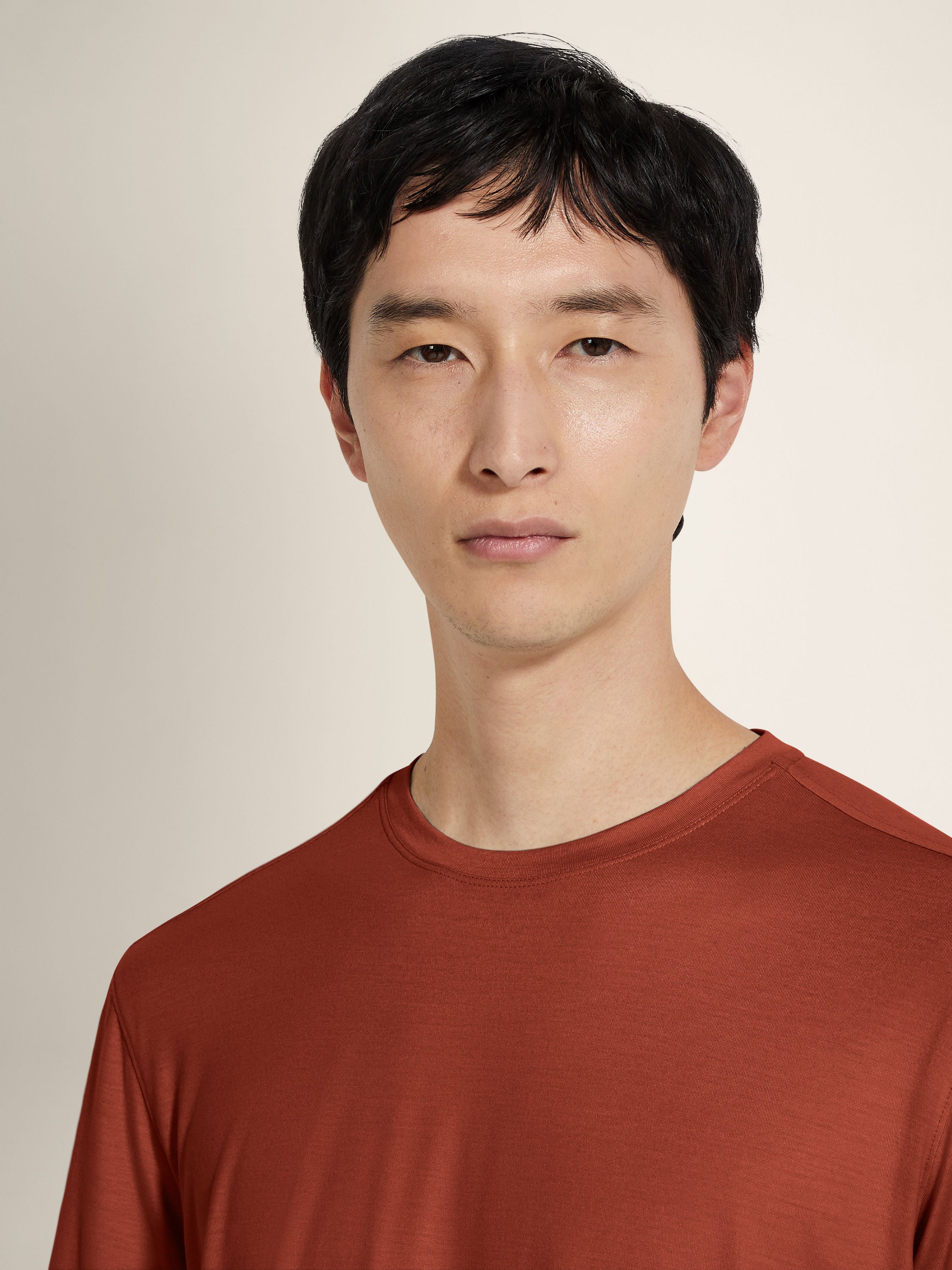 Zegna Brick Red Vellus Aureum T-Shirt