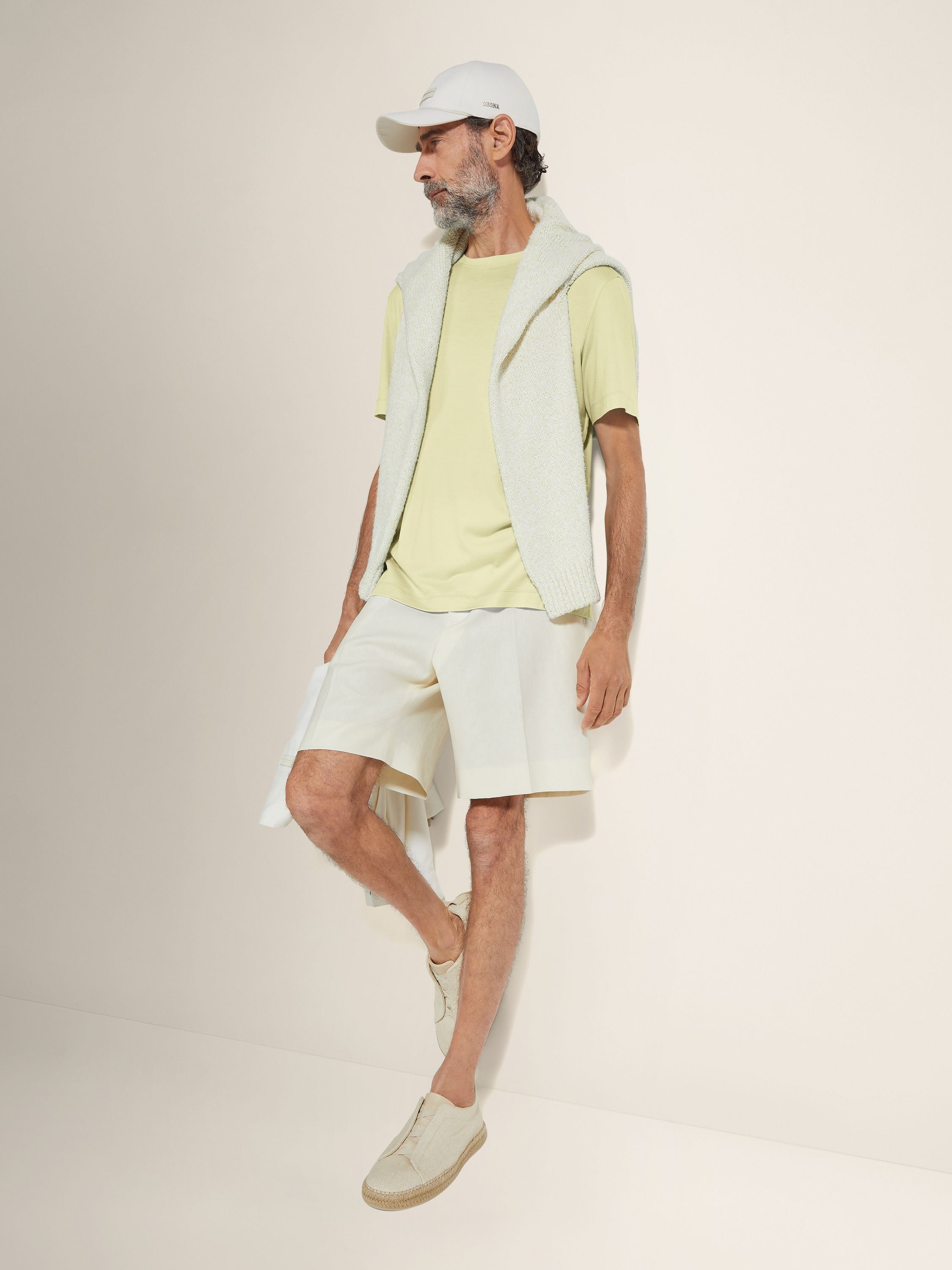 Zegna Light Yellow Vellus Aureum T-Shirt