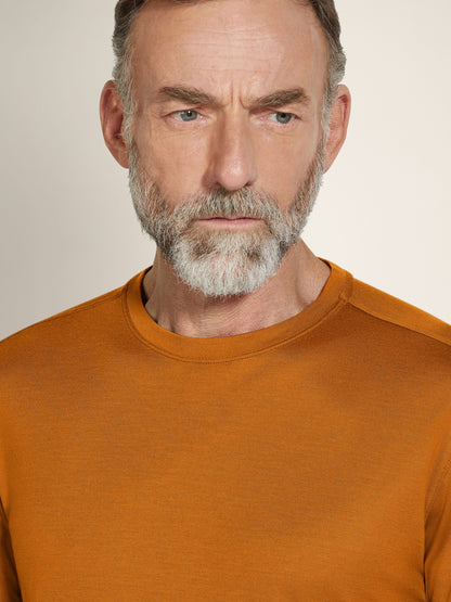 Zegna Ochre Vellus Aureum T-Shirt