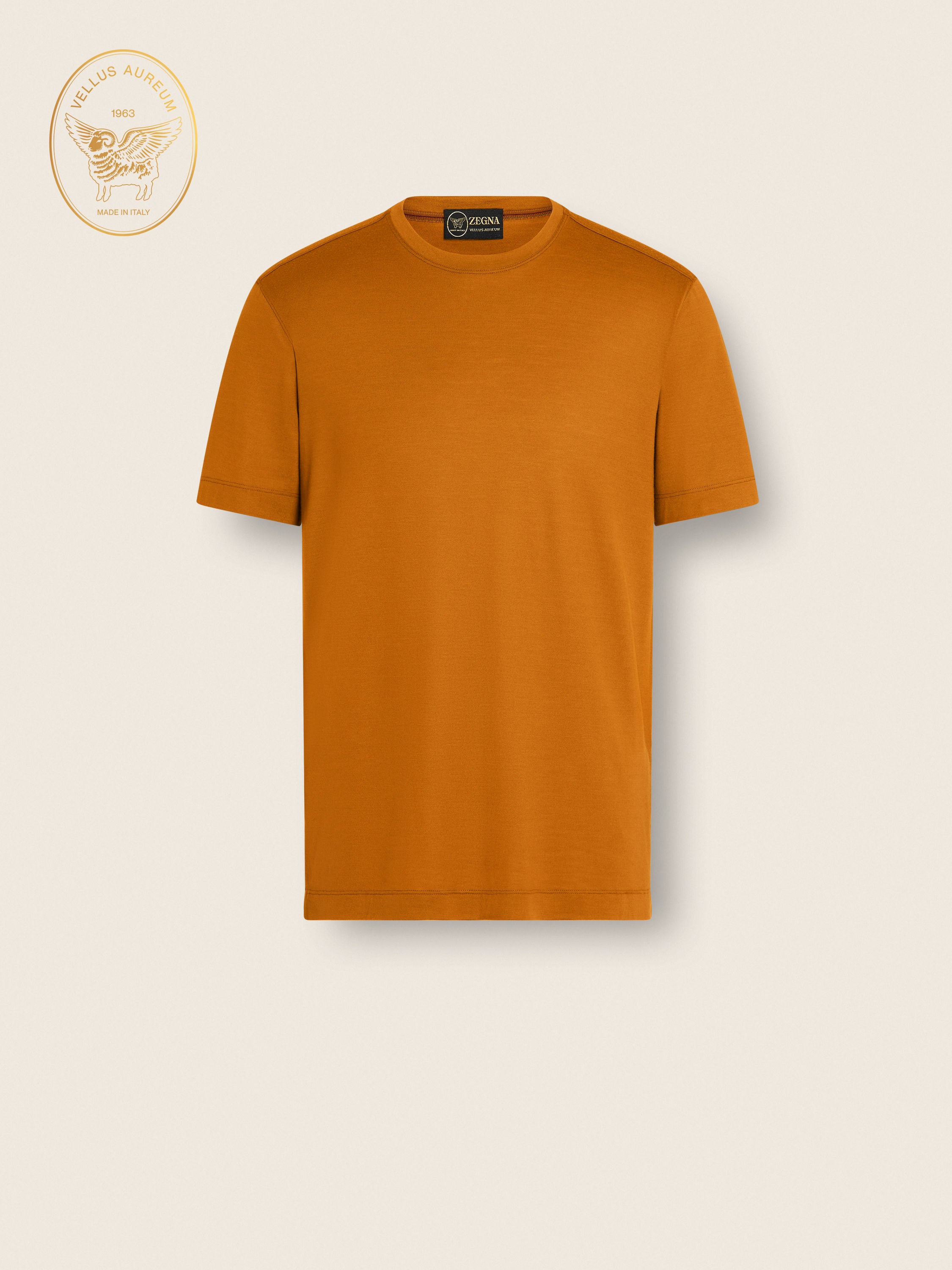 Zegna Ochre Vellus Aureum T-Shirt