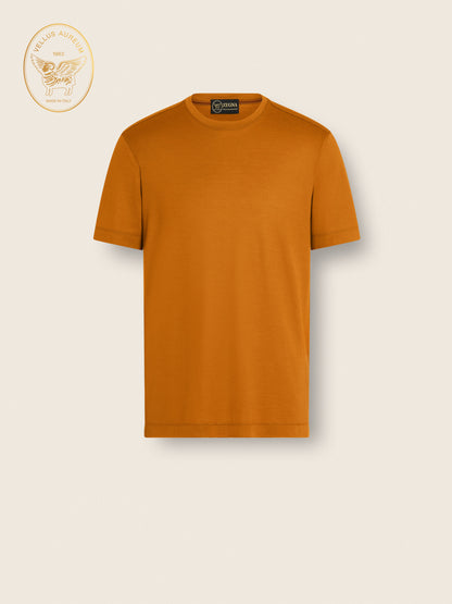 Zegna Ochre Vellus Aureum T-Shirt