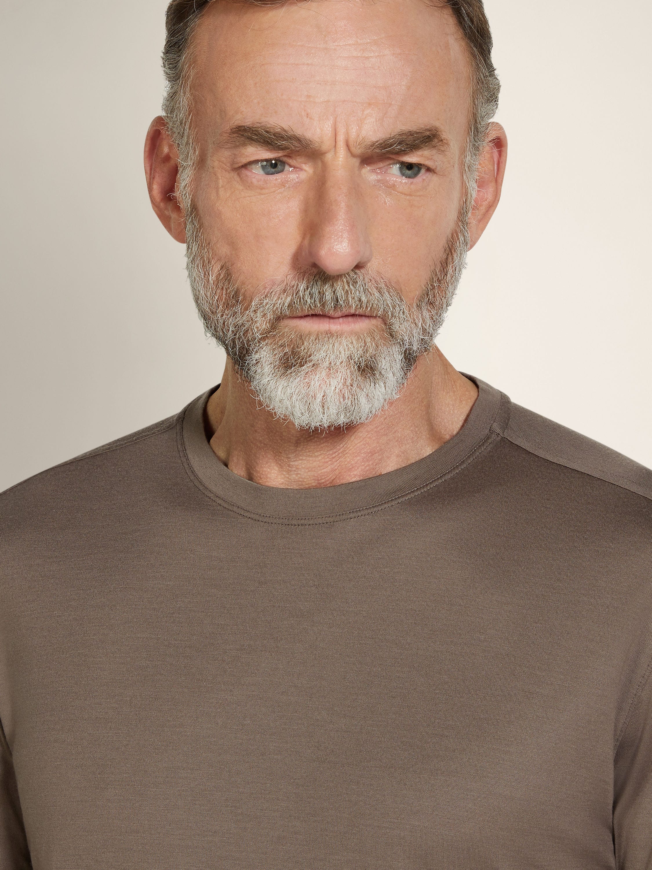Zegna Dark Taupe Vellus Aureum T-Shirt
