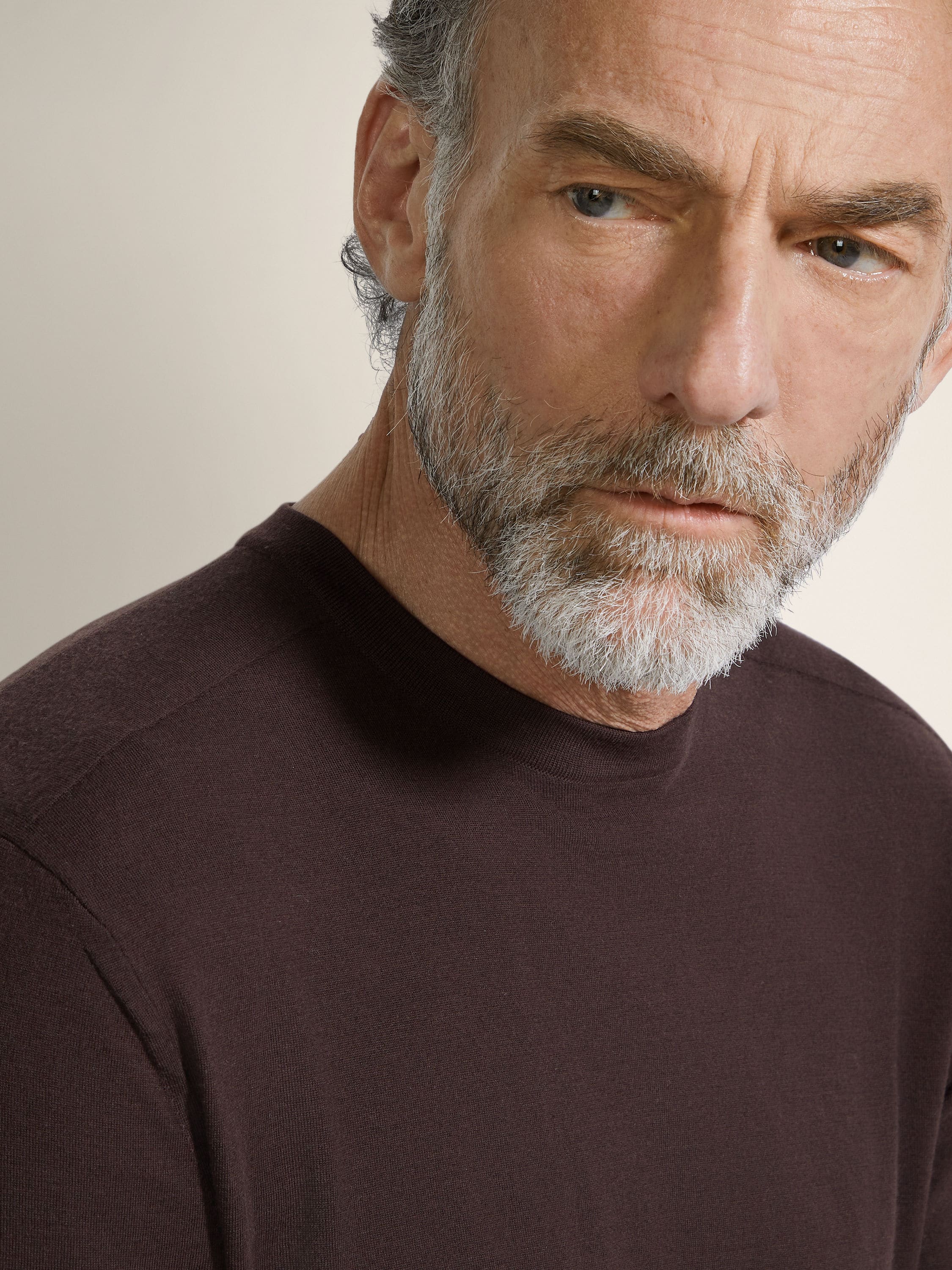 Zegna Dark Brown Vellus Aureum Crewneck