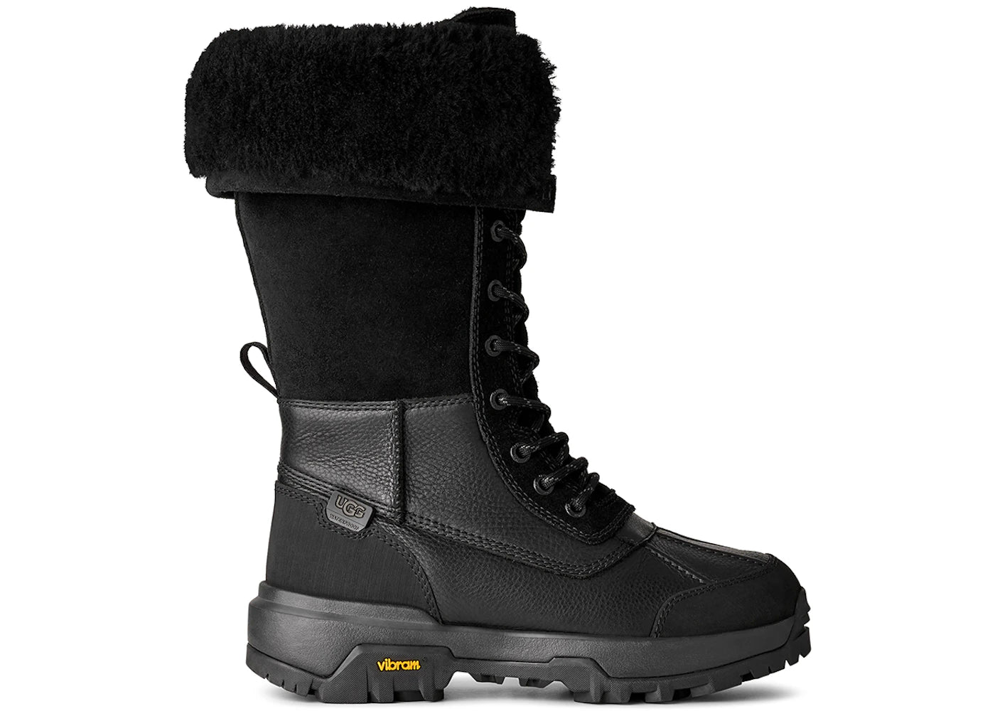 ugg adirondack boot tall xxv black (women's)