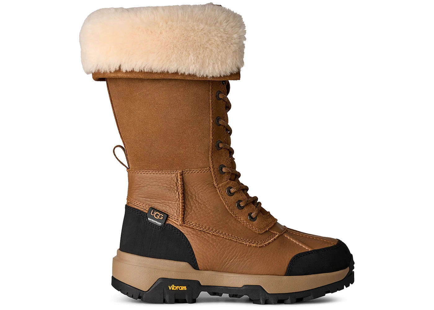 ugg adirondack boot tall xxv chestnut (women's)