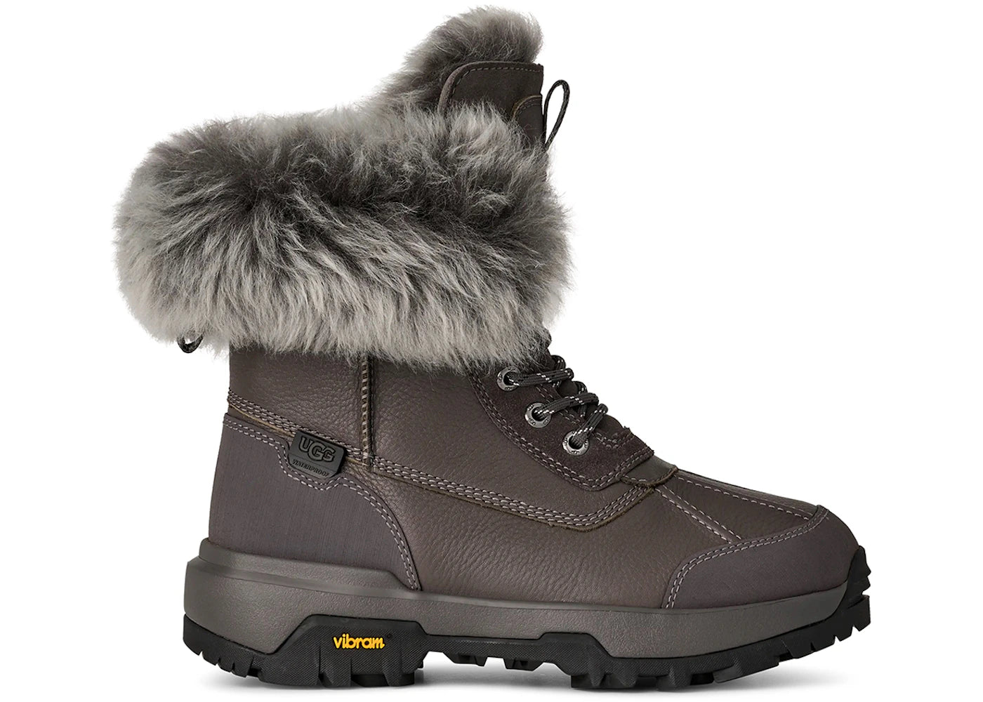 ugg adirondack boot xxv chalet charcoal (women's)
