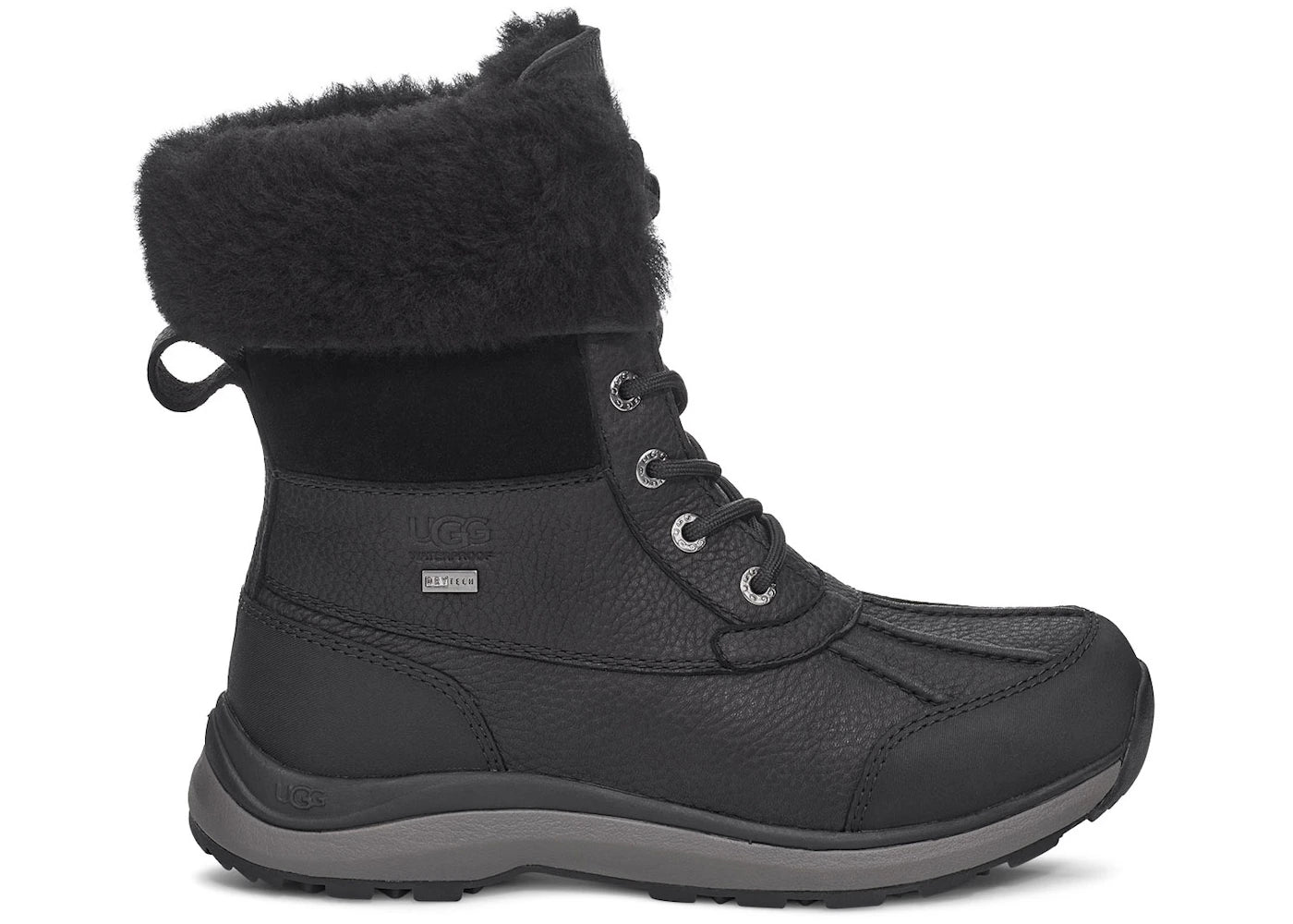 ugg adirondack iii boot black (women's)