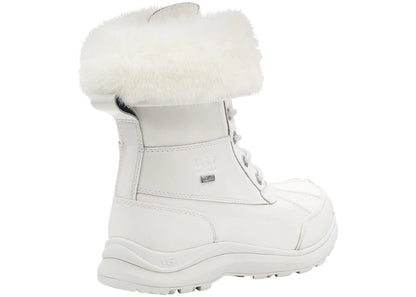 ugg adirondack iii patent boot white (women's)